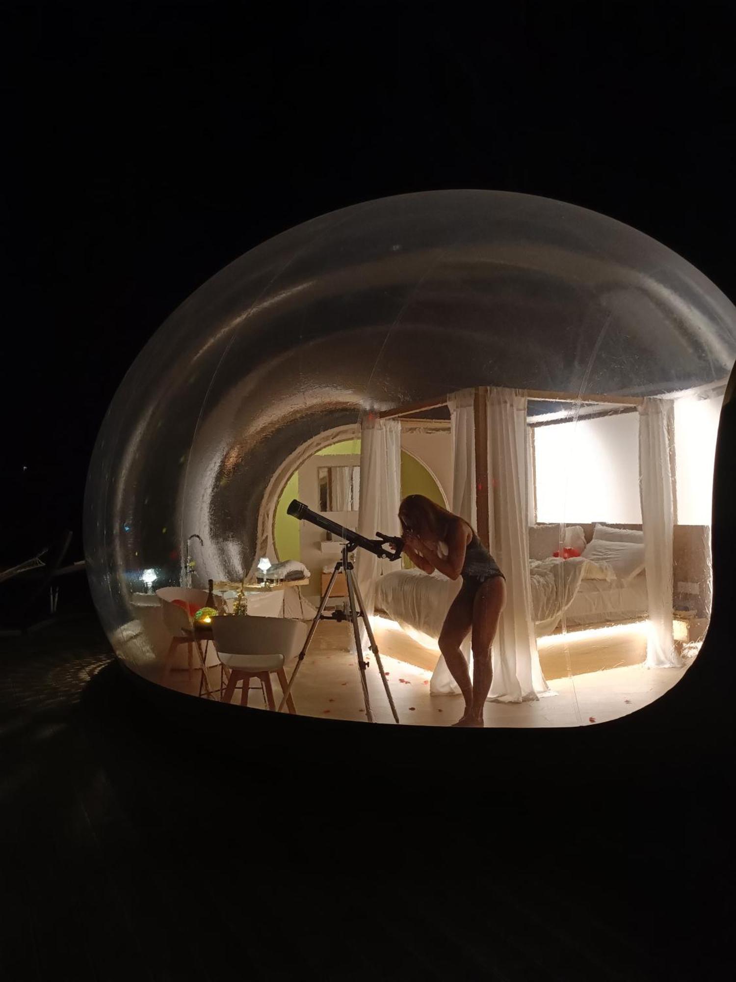 Bubble Room Puglia Villa Bautier Bubblenights Черіньола Екстер'єр фото