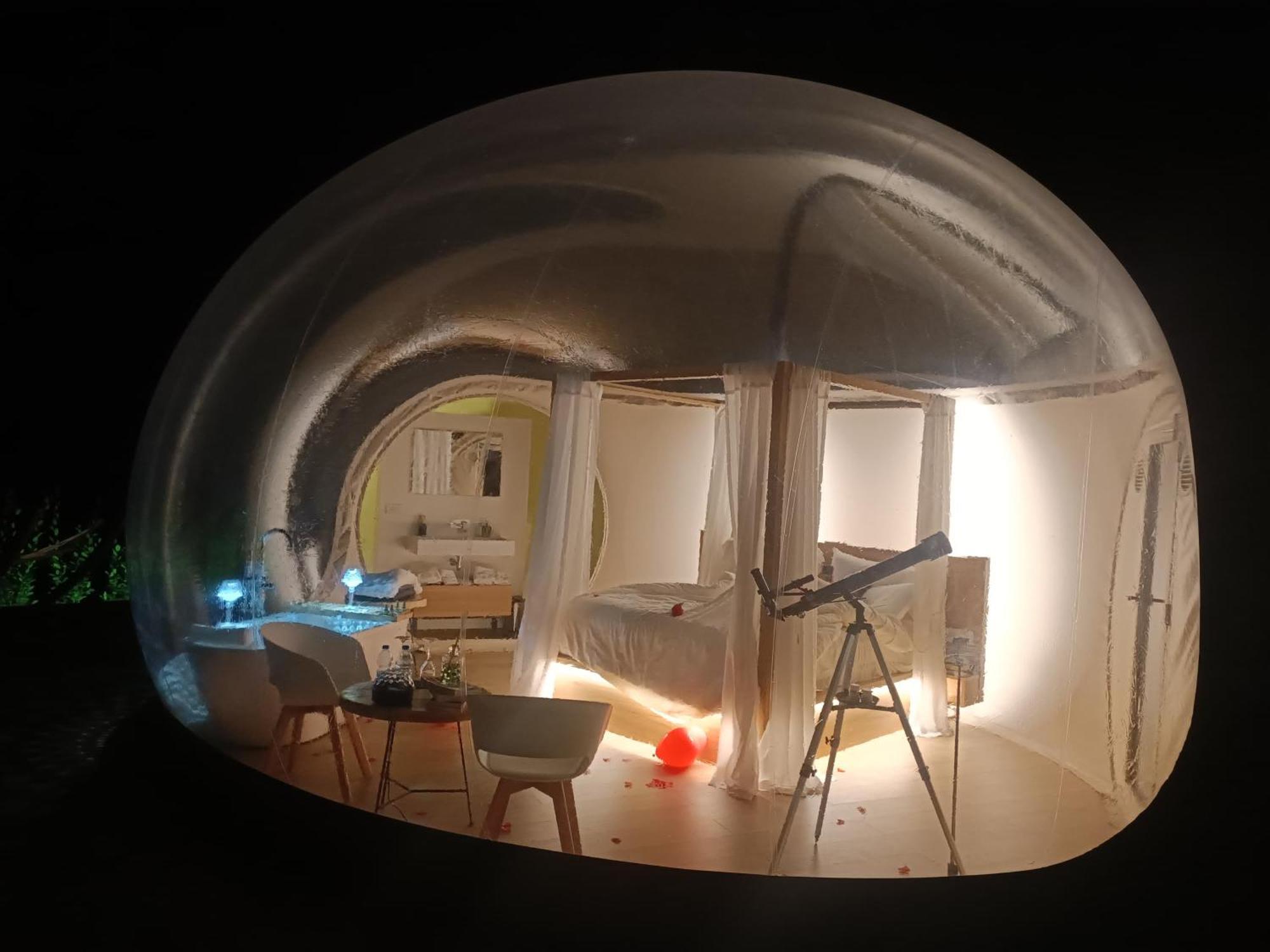 Bubble Room Puglia Villa Bautier Bubblenights Черіньола Екстер'єр фото